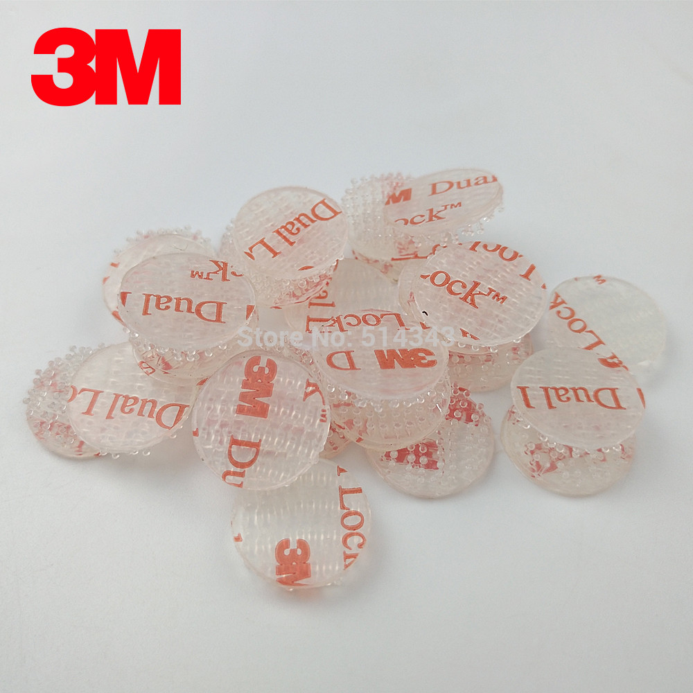 3M SJ3560 Dual Lock Clear Mushroom Fastener adhesive tape Type 250 3M tape,15/20/22MM circle